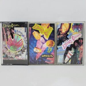 Living Colour Cassette Lot Vivid Time's Up Biscuits EP Funk Metal Rock 3 Tapes